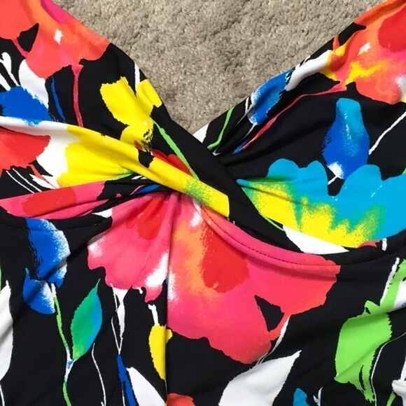 Anne Cole tummy control floral tankini set. New - Picture 12 of 12